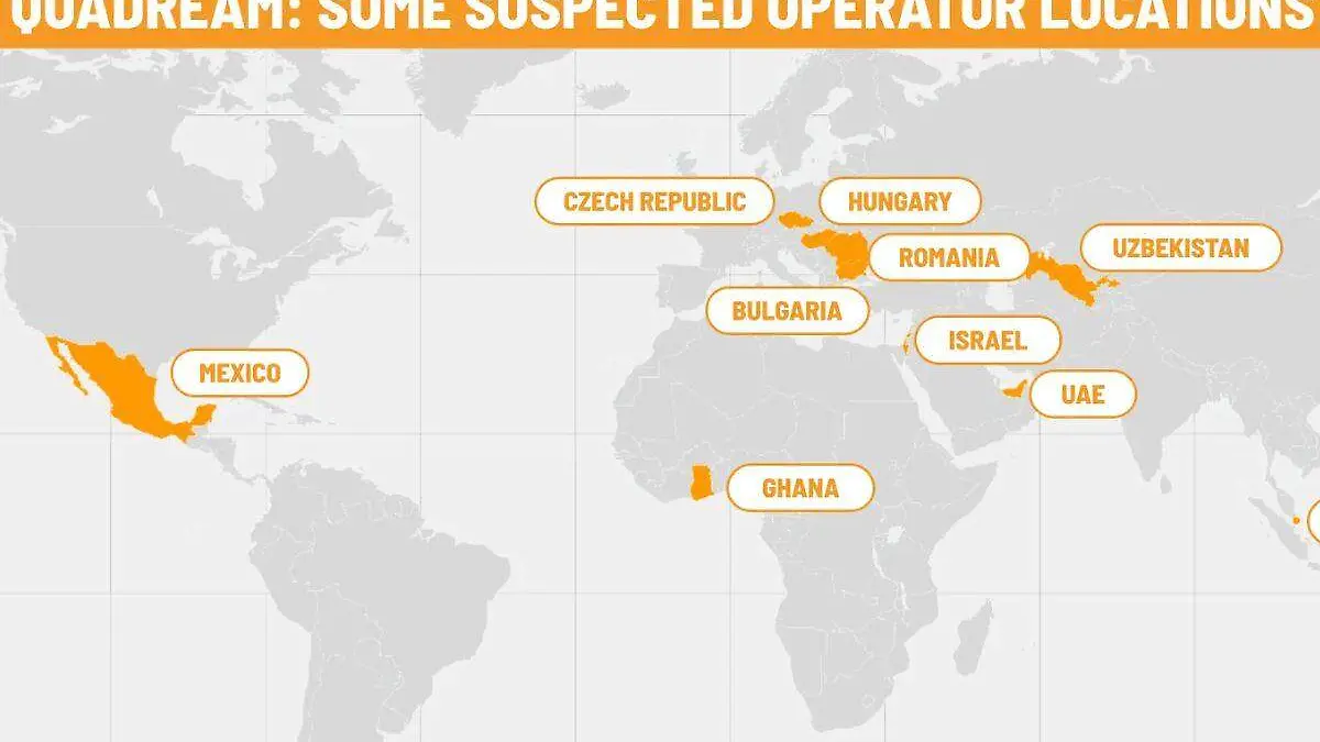 Detectan uso de software espía de QuaDream en México